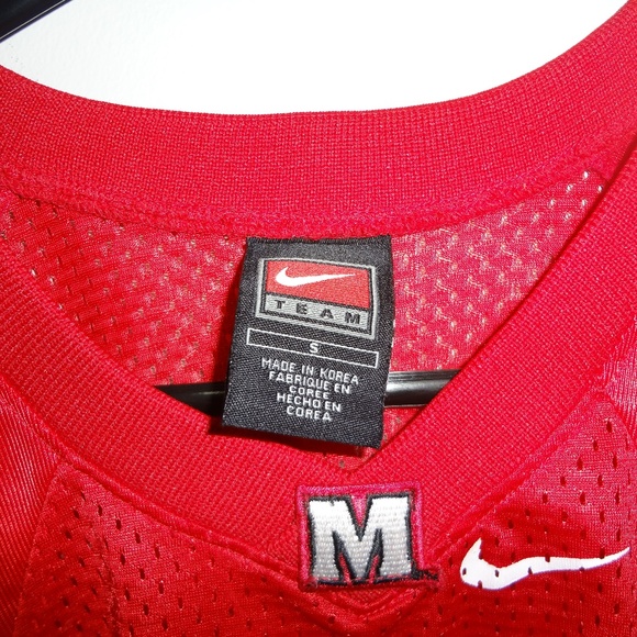 NIKE  #1 MARYLAND FOOTBALL JERSEY SMALL - Picture 2 of 4